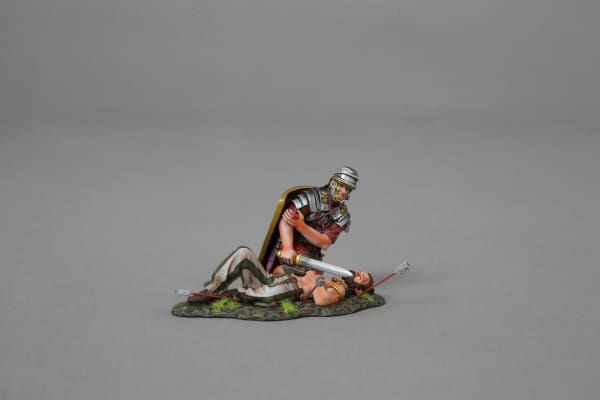 ROM116C Injured Legionnaire (19th green shield)