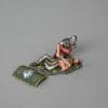 ROM116C Injured Legionnaire (19th green shield)