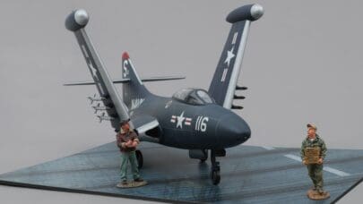 WOW618 F9 Panther Neil Armstrong (Folded Wings)