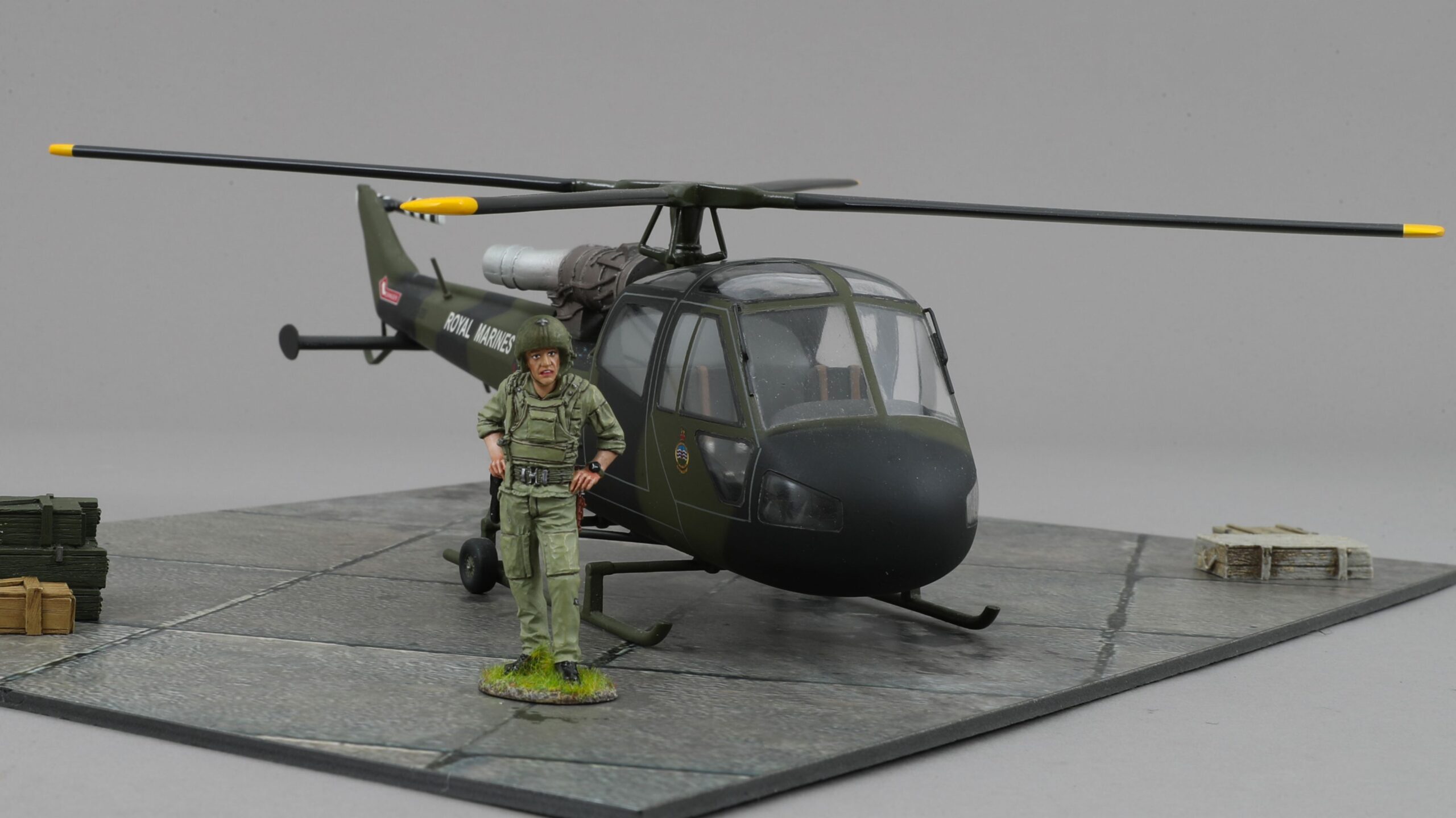 WOW643 Westland Wasp Royal Marines 1982 - Falklands