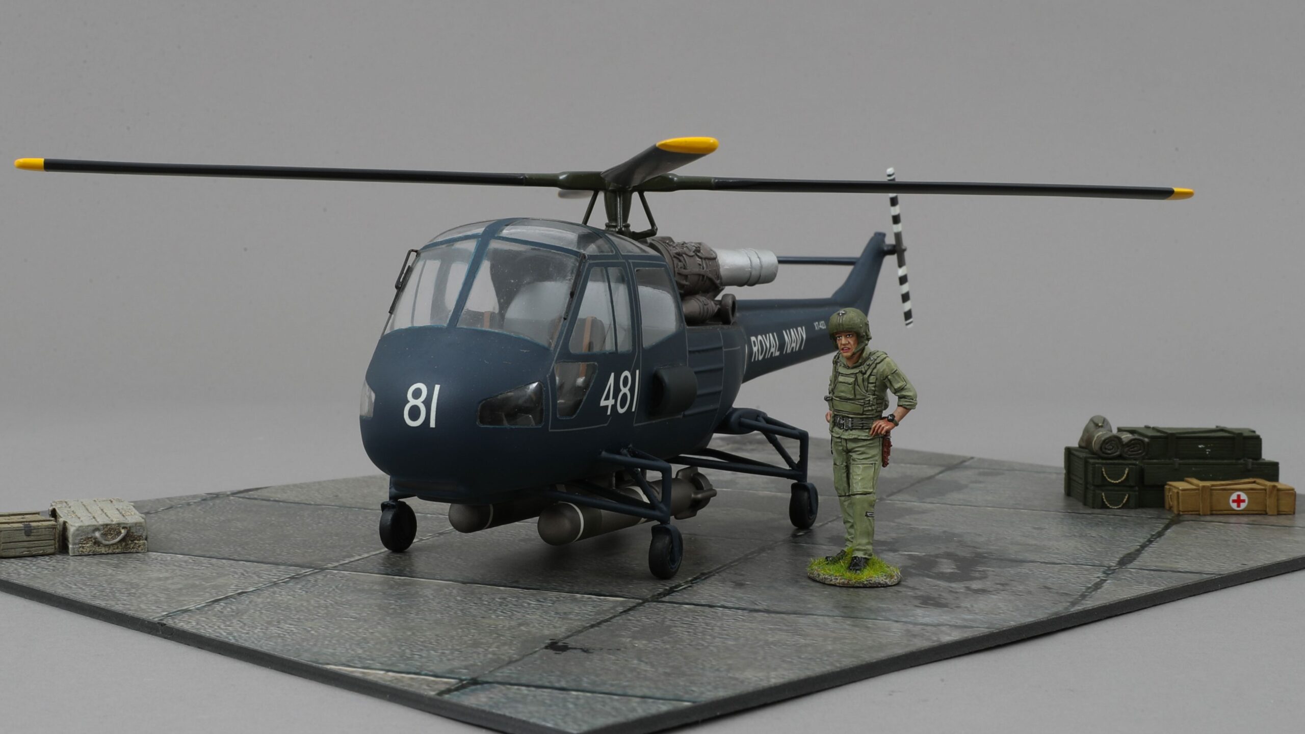 WOW642 Westland Wasp Royal Navy 1982 - Falklands