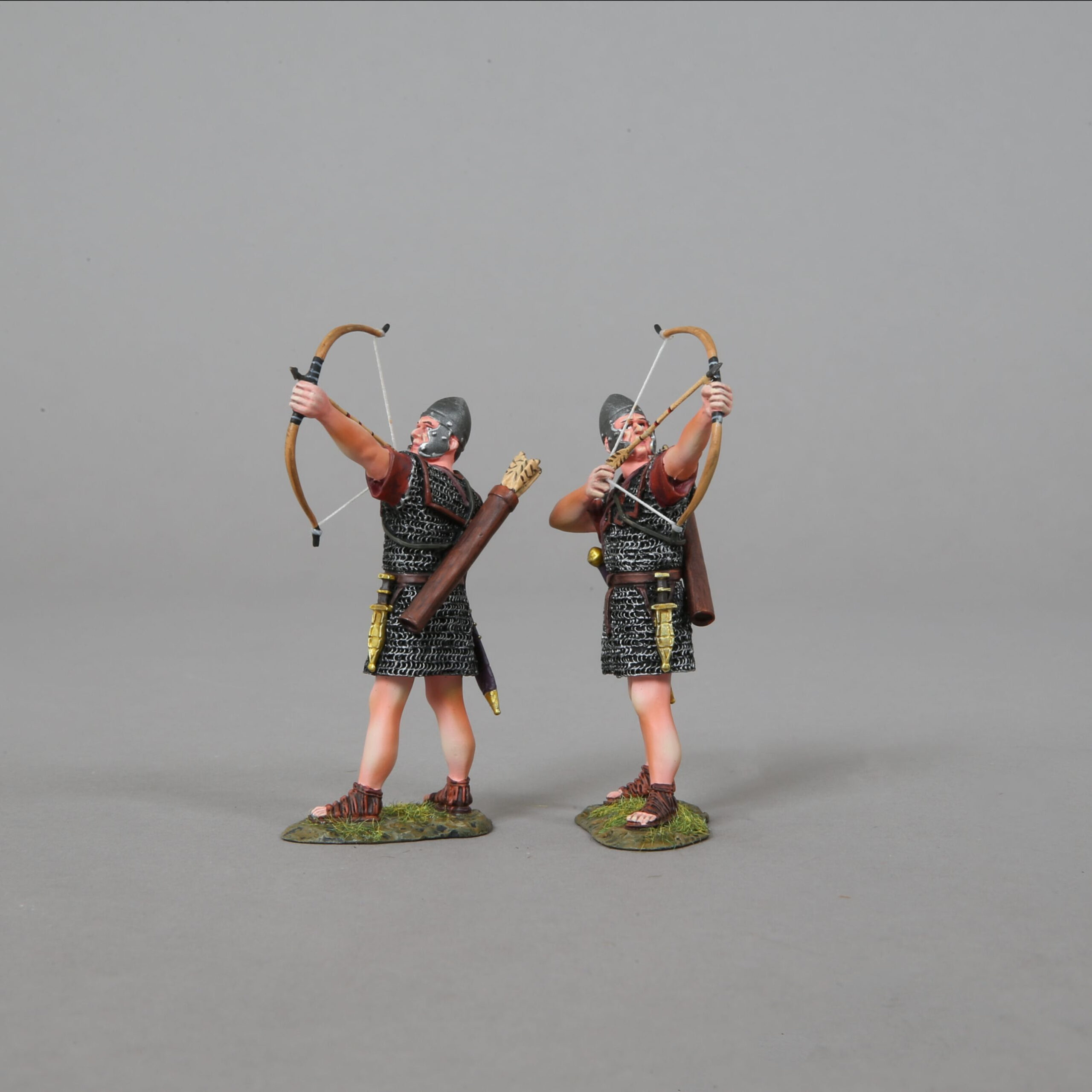 ROM180B 2 x Archers Firing Upwards