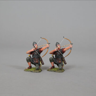 ROM182B 2 x Kneeling Archers Firing Upwards