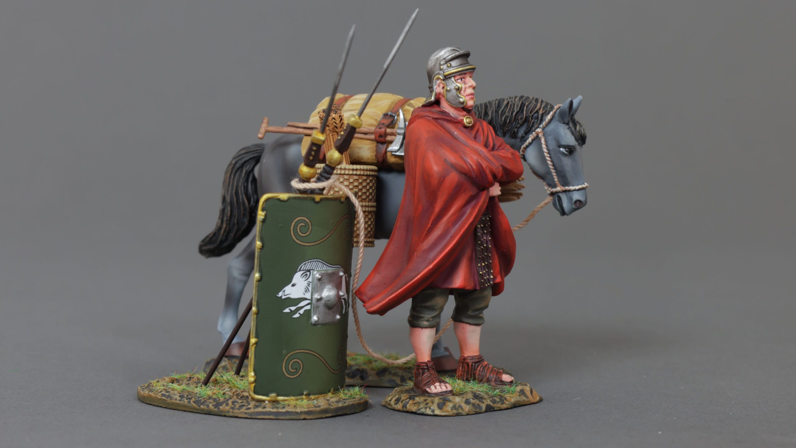 ROM186C Legionnaire with Pony
