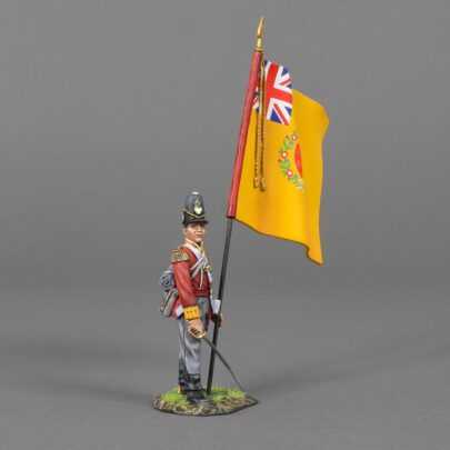 NAP70 Officer with Regimental Colours