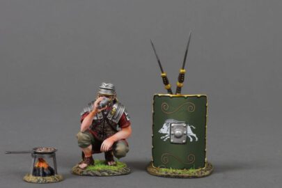 ROM187C Legionnaire Sitting Cooking