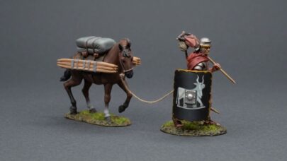 ROM157B Roman with Pony (Black)